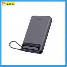 XPOWER Q10PRO5A MagNetoPlus Q10 Pro 5A (GREY) (CCC 認證 + QR CODE)  鋁合金10000mAh 45W PD3.0支架及數顯QI2磁吸移動電源內置45W Type-C充電線
